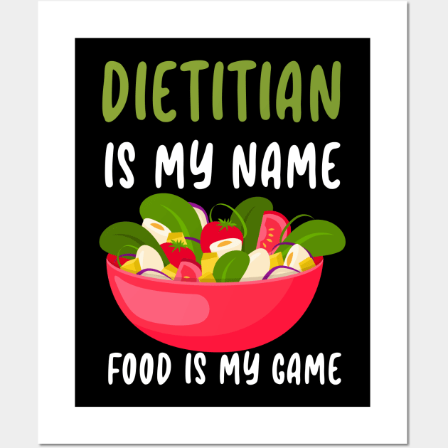 Dietitian Fun Wall Art by Trendsdk